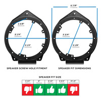 Chevy 2010-Up | Ford EcoSport 2018-2021 - 6" to 6.75"