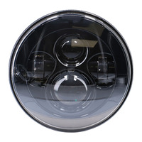 7" LED Light with Black Face - 7 Inch, 9 LED