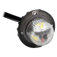 Hidden Strobe Red Marker Lights - 1 Inch, 9 LED
